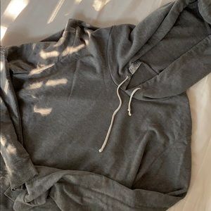 Alternative Cropped Grey Hoodie